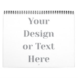 Customizable Your Design or Text Here Personalized Calendar