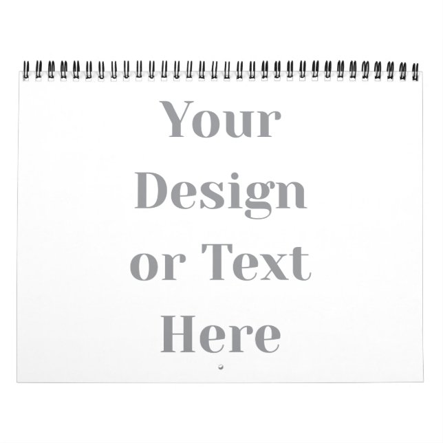 Customizable Your Design or Text Here Personalized Calendar (Cover)