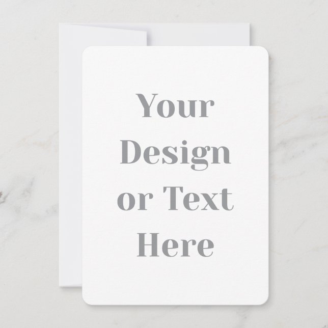 Customizable Your Design or Text Here Personalized Card (Front)