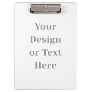 Customizable Your Design or Text Here Personalized Clipboard