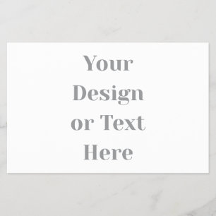 Customizable Your Design or Text Here Personalized Flyer