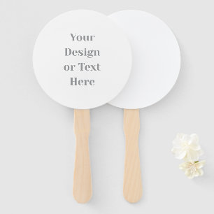 Customizable Your Design or Text Here Personalized Hand Fan