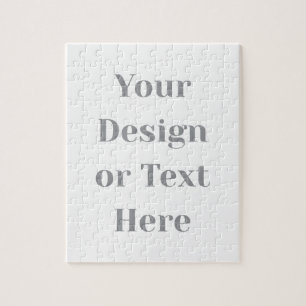 Customizable Your Design or Text Here Personalized Jigsaw Puzzle