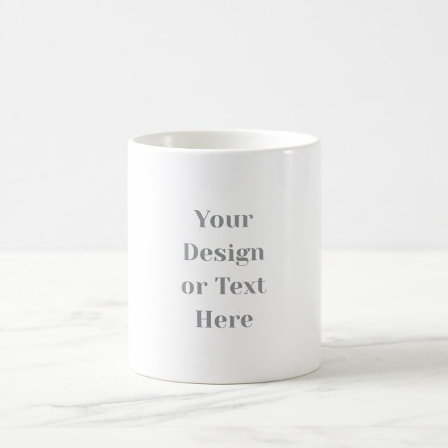 Customizable Your Design or Text Here Personalized Magic Mug (Center)