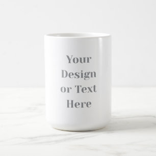 Customizable Your Design or Text Here Personalized Magic Mug