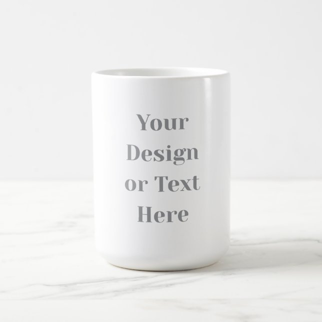 Customizable Your Design or Text Here Personalized Magic Mug (Center)