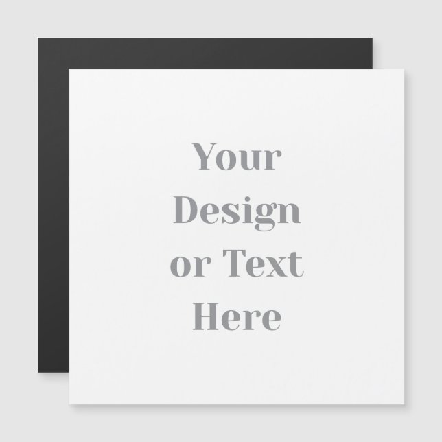 Customizable Your Design or Text Here Personalized Magnetic Invitation (Front/Back)