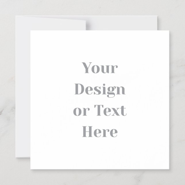 Customizable Your Design or Text Here Personalized Magnetic Invitation (Front)