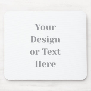 Customizable Your Design or Text Here Personalized Mouse Pad