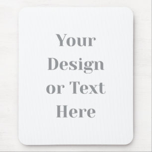 Customizable Your Design or Text Here Personalized Mouse Pad