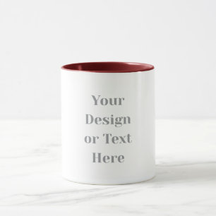 Customizable Your Design or Text Here Personalized Mug