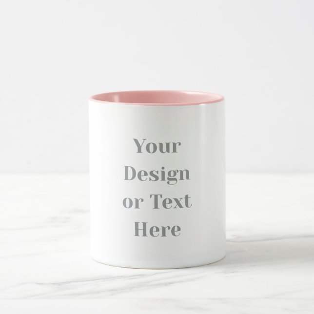 Customizable Your Design or Text Here Personalized Mug (Center)
