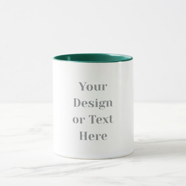 Customizable Your Design or Text Here Personalized Mug (Center)