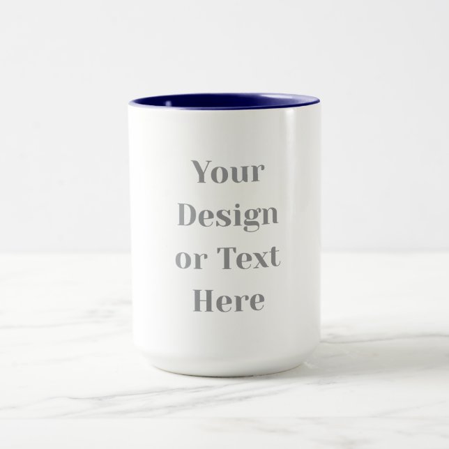 Customizable Your Design or Text Here Personalized Mug (Center)