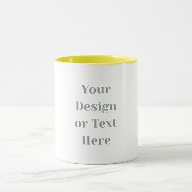 Customizable Your Design or Text Here Personalized Mug (Center)