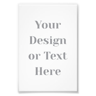 Customizable Your Design or Text Here Personalized Photo Print