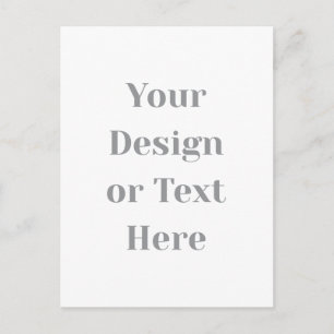 Customizable Your Design or Text Here Personalized Postcard