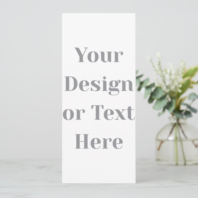 Customizable Your Design or Text Here Personalized Save The Date (Standing Front)