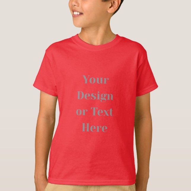 Customizable Your Design or Text Here Personalized T-Shirt (Front)