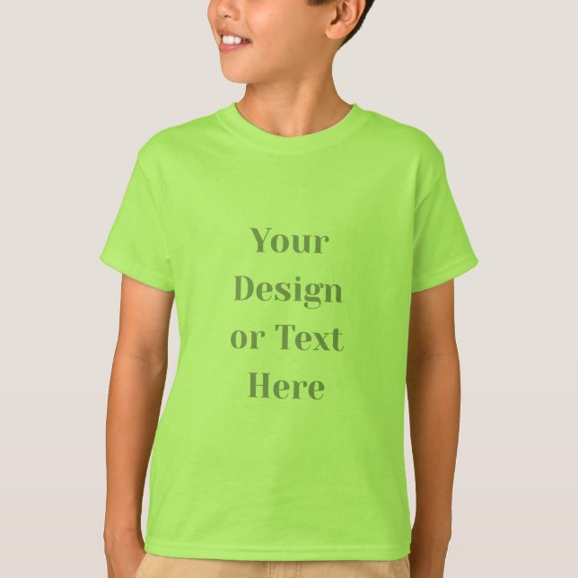 Customizable Your Design or Text Here Personalized T-Shirt (Front)