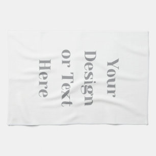 Customizable Your Design or Text Here Personalized Tea Towel