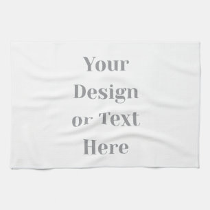 Customizable Your Design or Text Here Personalized Tea Towel
