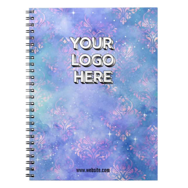 Customizable Your Logo Here Notebook (Front)