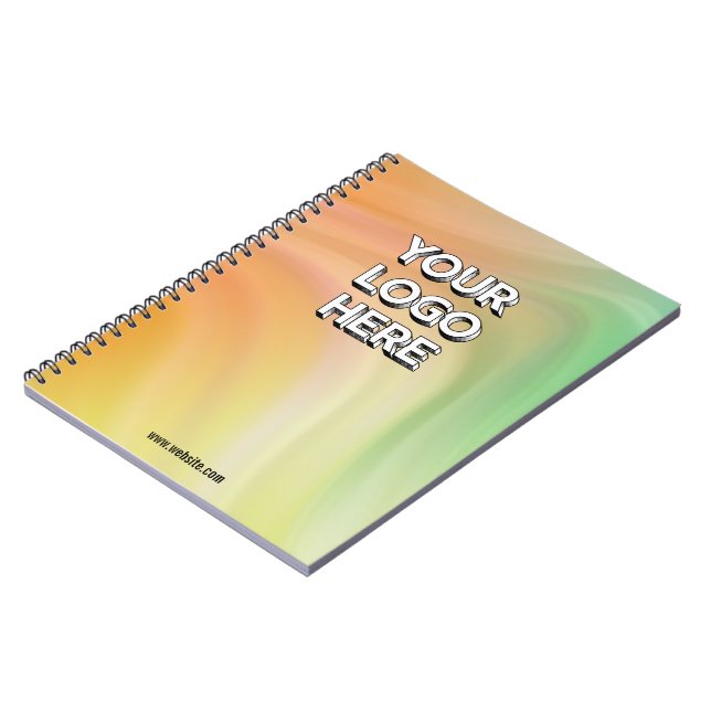 Customizable Your Logo Here Notebook (Left Side)