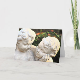 CUSTOMIZABLE/"YOU'RE SO SPECIAL TO ME"/TWO CHERUBS CARD