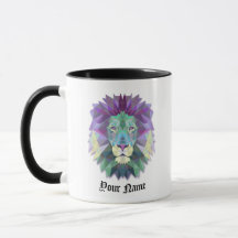 Customization Polygonal Illustration LION