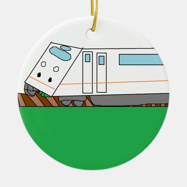 customize a product ceramic tree decoration (Front)