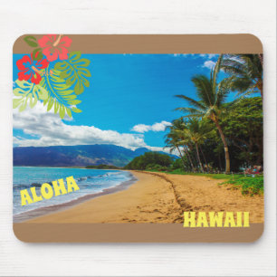 Customize Aloha Hawaii Tropical Mouse Pad