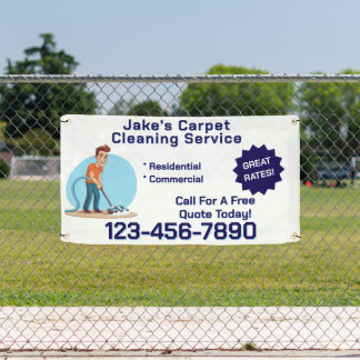 Customize Carpet Cleaning Business Promotional Banner