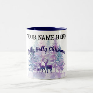 Customize Christmas Mug – Jolly Holly Design
