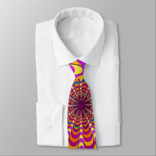 Customize colorful loops pattern tie