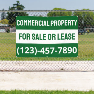 Customize Commercial Property For Sale Or Lease Banner