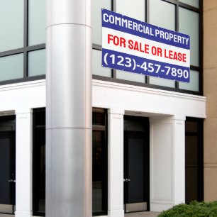 Customize Commercial Property For Sale Or Lease Banner