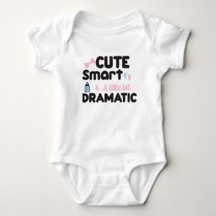 Customize Cute Smart & Dramatic Funny Baby Bodysuit