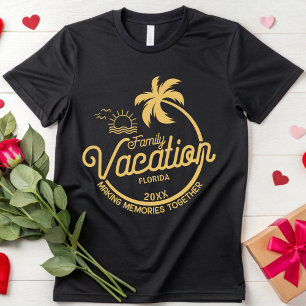 Customize Family Vacation 2025 Family Group Trip T-Shirt