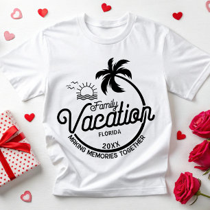 Customize Family Vacation 2025 Family Group Trip T-Shirt