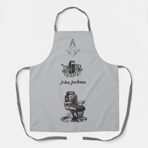 Customize Freemason Barber Apron