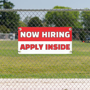 Customize Generic Now Hiring Apply Inside Banner