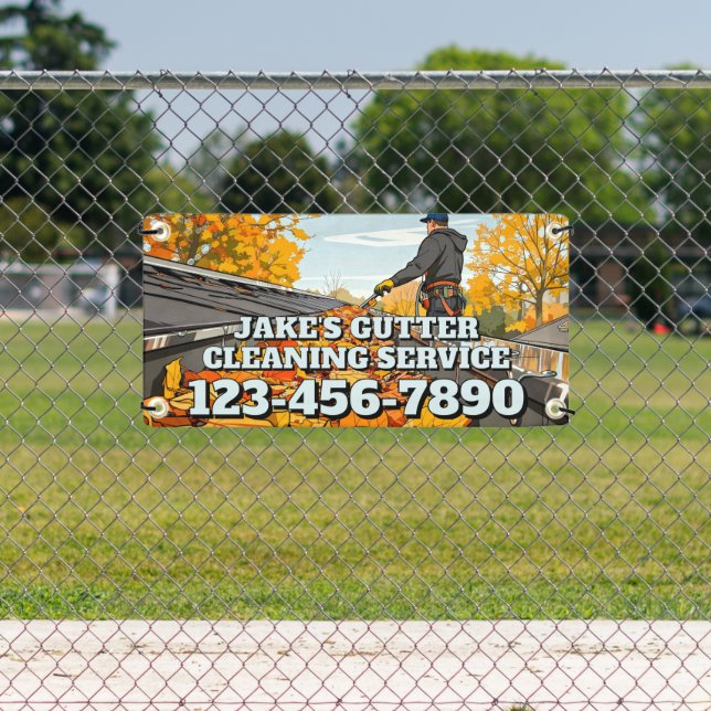 Customize Home Gutter Cleaning Business Promo Banner (Insitu)