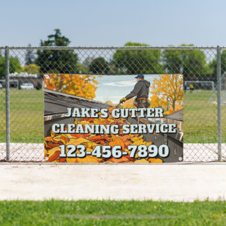 Customize Home Gutter Cleaning Business Promo Banner