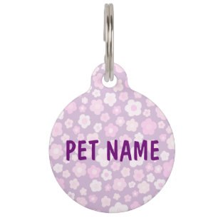 CUSTOMIZE IT Daisies Flowers Colourful Floral Pet Tag
