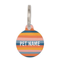 CUSTOMIZE IT Pink Blue Orange Stripes Colourful Fu