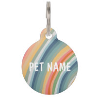 CUSTOMIZE IT Rainbow Retro Stripes Colourful Fun