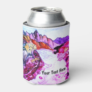 CUSTOMIZE IT! Zion National Park Utah Watercolor Can Cooler