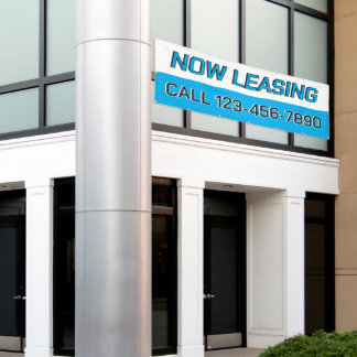 Customize Now Leasing Large Banner