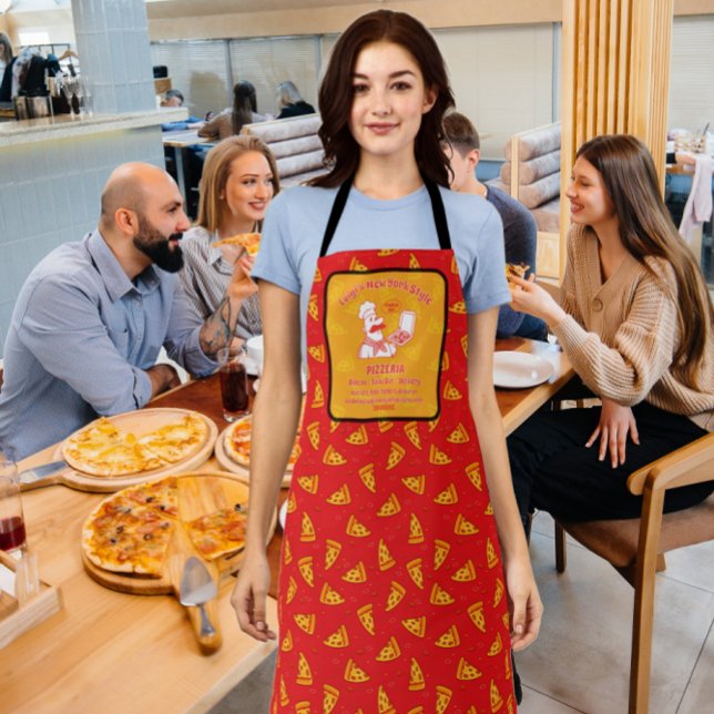 Customize Pizza Restaurant Detailed Pizza Chef  Ap Apron (Creator Uploaded)